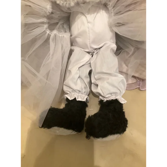 Vintage 1980s Bunnies By The Bay And Friends Black Cat Plush Lettie Lilac set - Picture 12 of 12